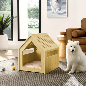Forest 23'' Dog House In Natural Oak