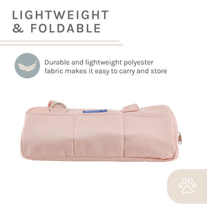 Teddy 14.5'' Dog & Cat Carrier Bag In Light Pink