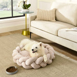 Ivy 27'' Dog Bed In Beige