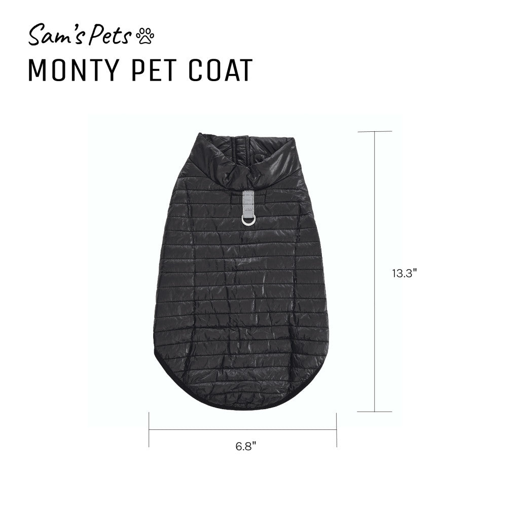 Monty Puffer Jacket In Black / Size:Large