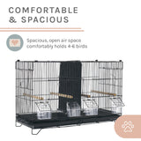 Willow 24'' Bird Cage In Black