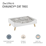 Chauncy® 9" White Cat Tree