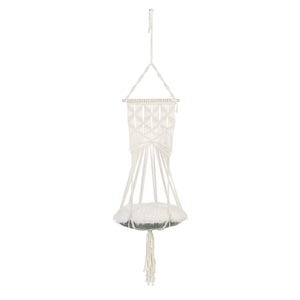 Lucy Macramé White Cat Tree