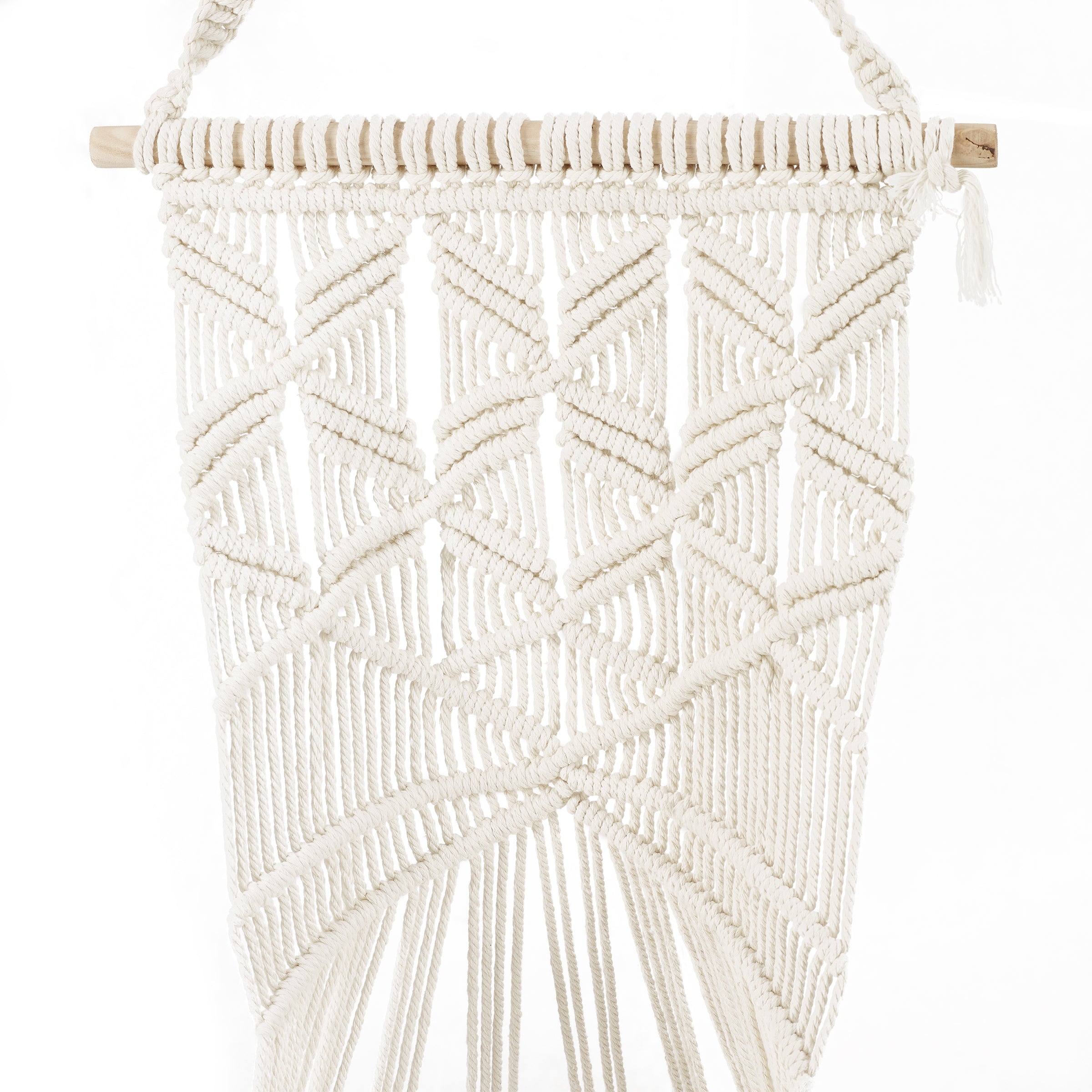 Lucy Macramé White Cat Tree