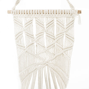 Lucy Macramé White Cat Tree