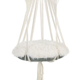 Lucy Macramé White Cat Tree