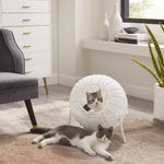 Nala Wicker Cat Condo in White