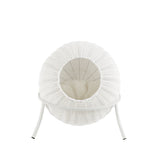 Nala Wicker Cat Condo in White