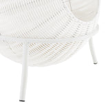 Nala Wicker Cat Condo in White