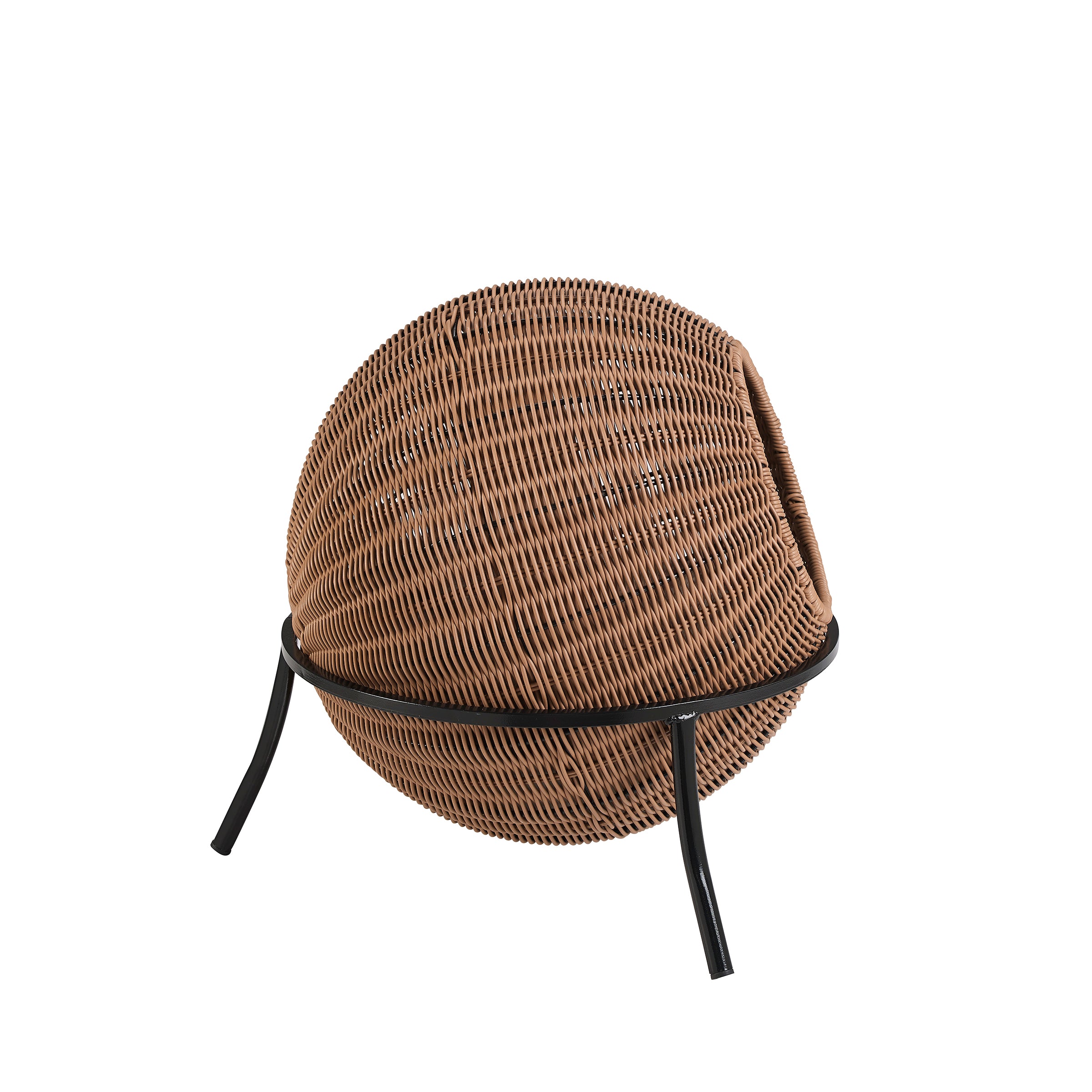 Nala Brown Wicker Cat Condo