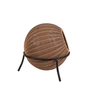 Nala Brown Wicker Cat Condo