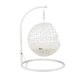 Nala Hanging Egg Cat Condo White
