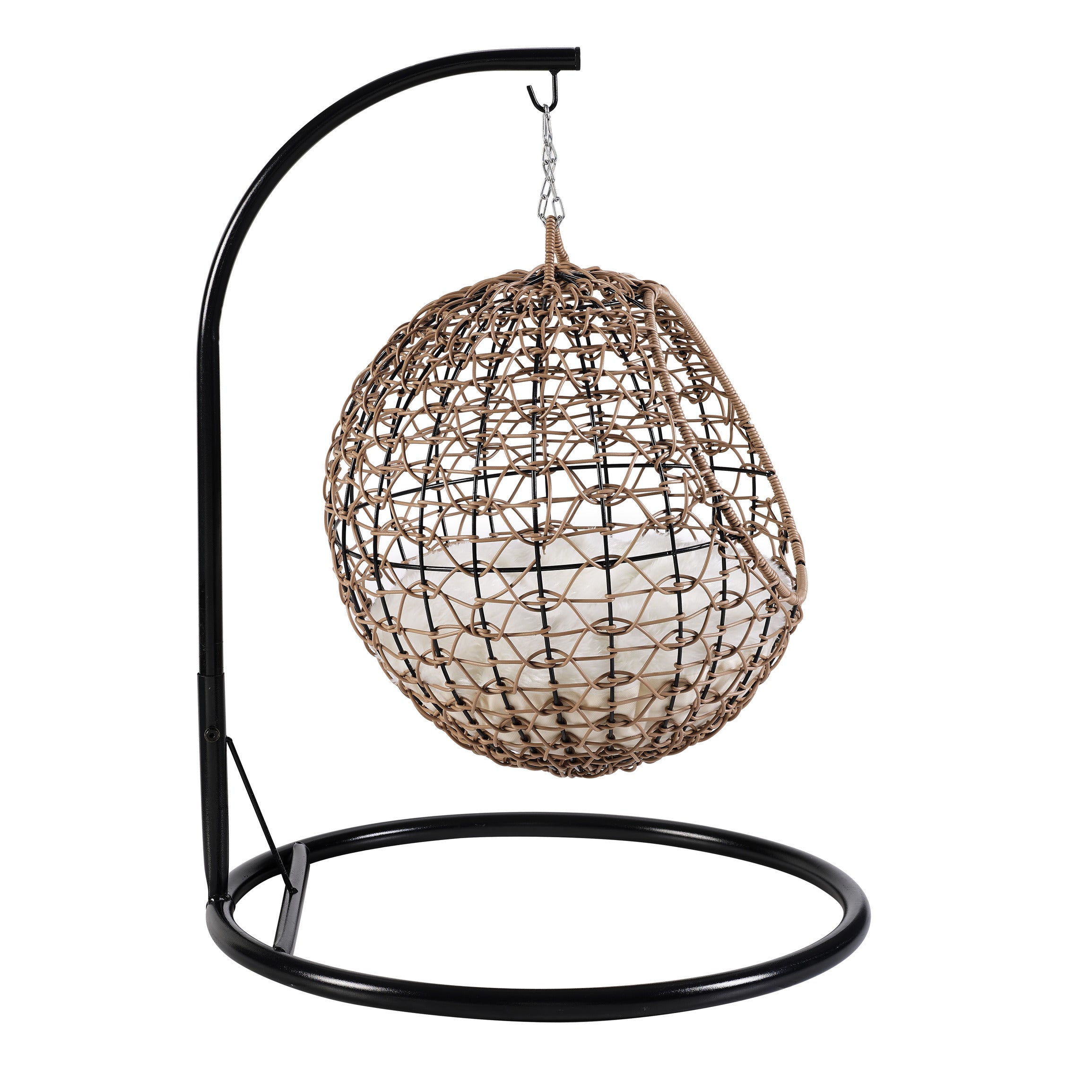 Nala Hanging Egg Cat Condo Brown