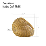 Sam's Pets Nala Wicker Cat Bed