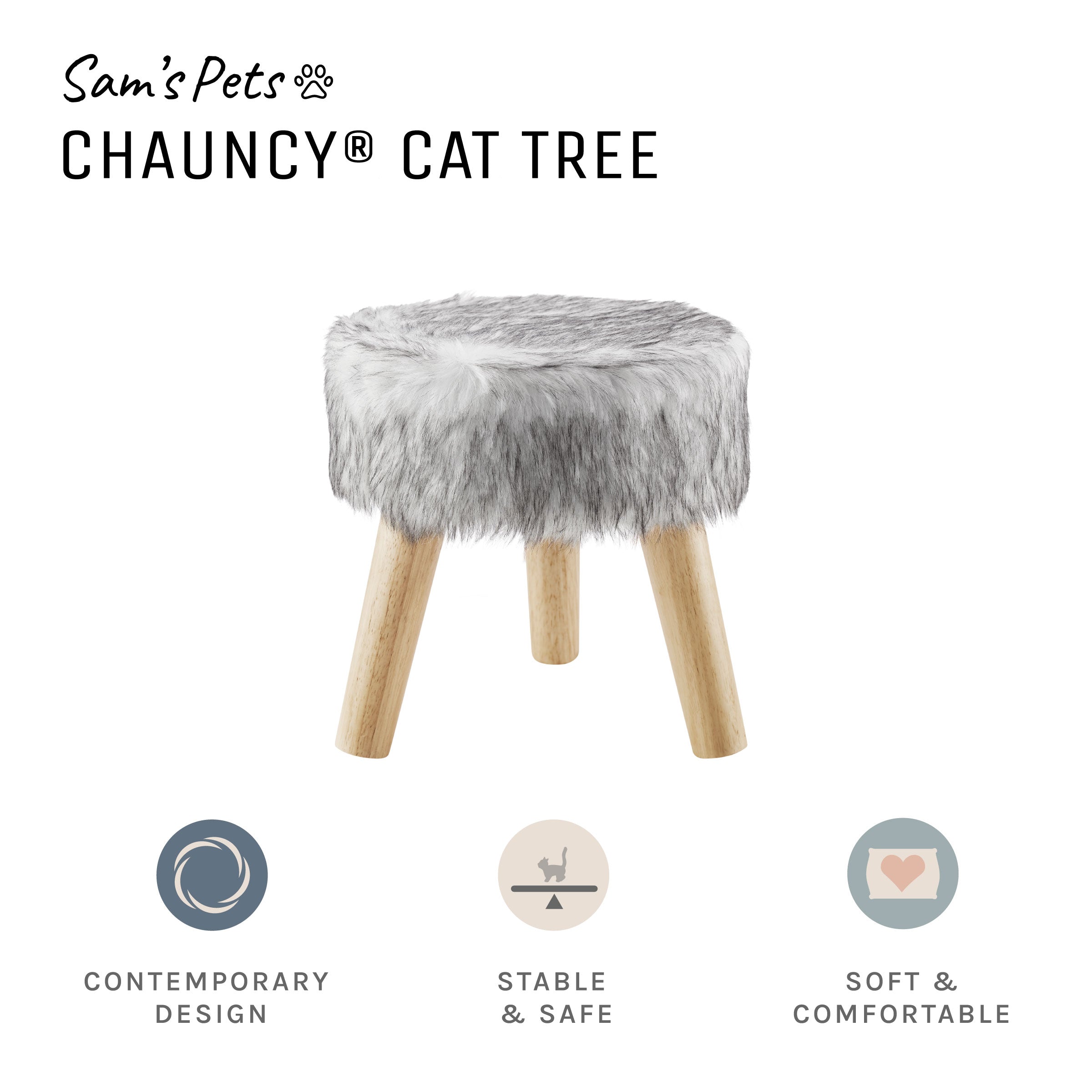 Chauncy®  13" White Cat Tree