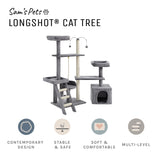 Longshot® 53.5" Gray Cat Tree