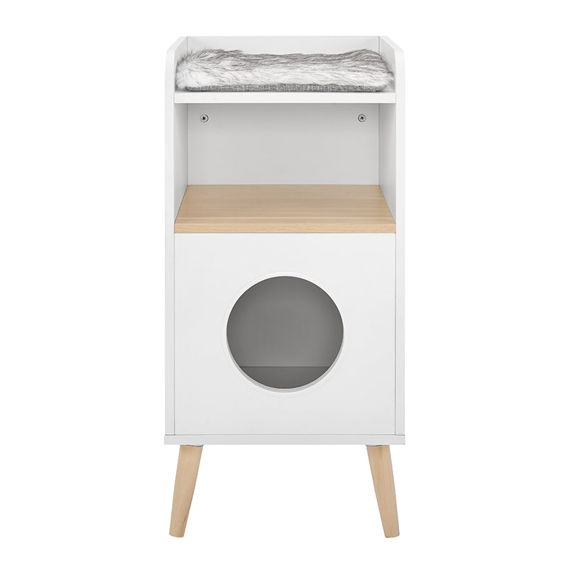 White Cat Tree Bookshelf