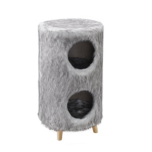 Gray Cat Tree Cylinder