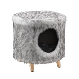Gray Cat Tree Cylinder