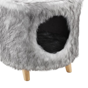 Gray Cat Tree Cylinder
