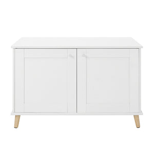 White Cat Tree End Table