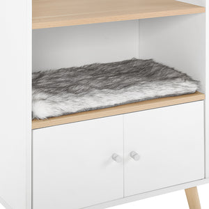 White Cat Tree Bookshelf