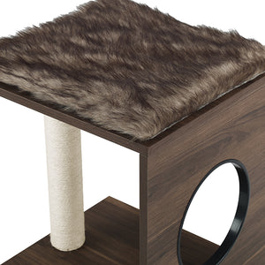 Dark Brown Cat Tree