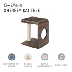 Sheree® 17" Dark Brown Cat Tree