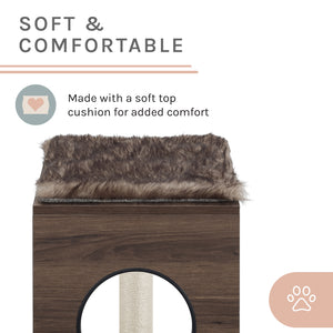 Sheree® 17" Dark Brown Cat Tree