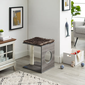 Sheree® 17" Gray Brown Cat Tree