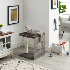 Sheree® 17" Gray Brown Cat Tree