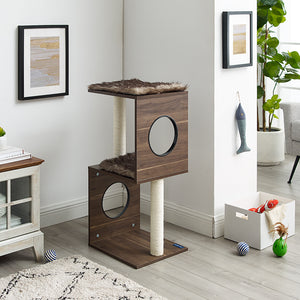 Sheree® 34" Dark Brown Cat Tree