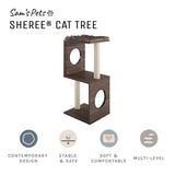Sheree® 34" Dark Brown Cat Tree