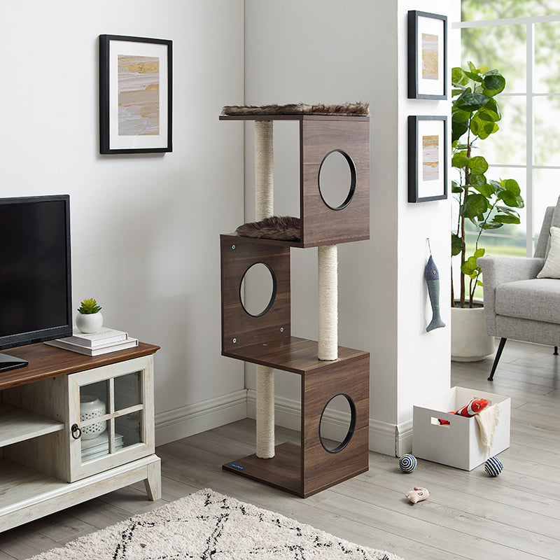 Sheree®50" Dark Brown Cat Tree