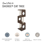 Sheree®50" Dark Brown Cat Tree