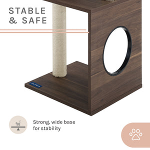 Sheree®50" Dark Brown Cat Tree