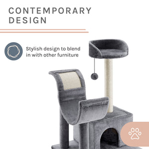 Submarine 60" Gray Hard Box Cat Tree