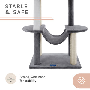 Submarine 60" Gray Hard Box Cat Tree