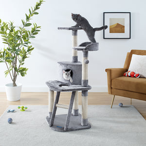 Chachi 49" Gray Cat Tree