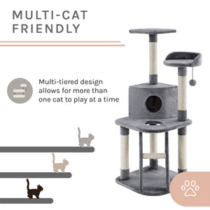 Chachi 49" Gray Cat Tree