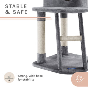 Chachi 49" Gray Cat Tree