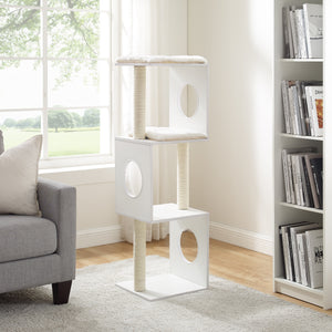 Sheree® 50" White Cat Tree