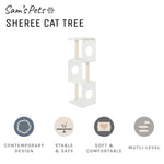 Sheree® 50" White Cat Tree
