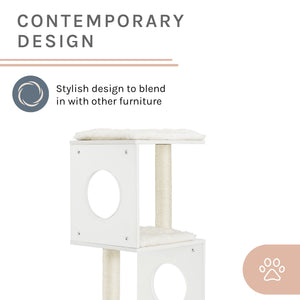 Sheree® 50" White Cat Tree