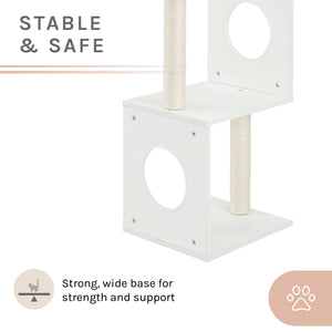 Sheree® 50" White Cat Tree