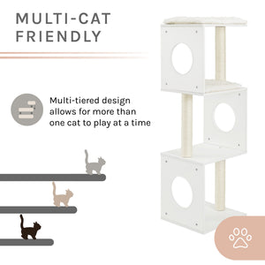 Sheree® 50" White Cat Tree