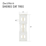 Sheree® 50" White Cat Tree