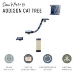Addison Wall Climber Cat Tree in Gray