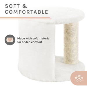 Addison Wall Climber Cat Tree in White