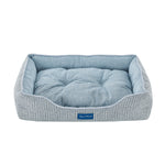 Arlo® Small Blue Plaid Dog Bed